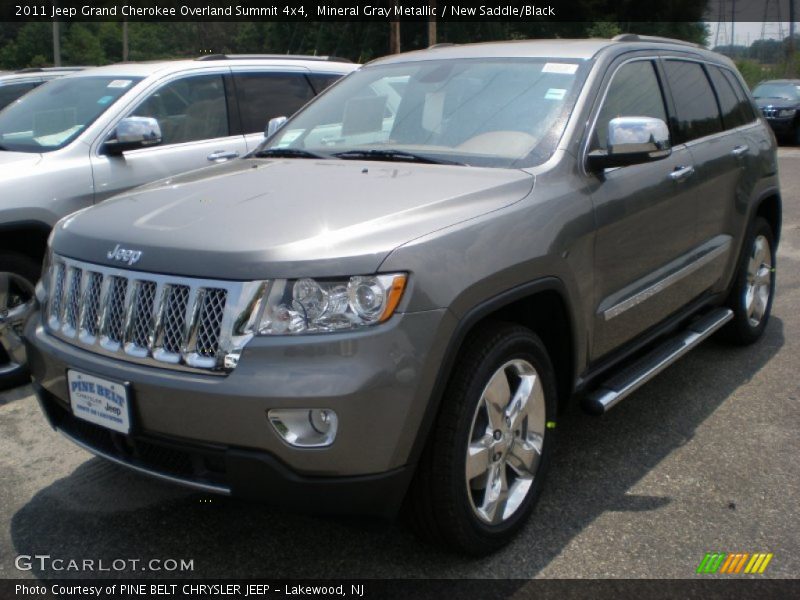 Mineral Gray Metallic / New Saddle/Black 2011 Jeep Grand Cherokee Overland Summit 4x4