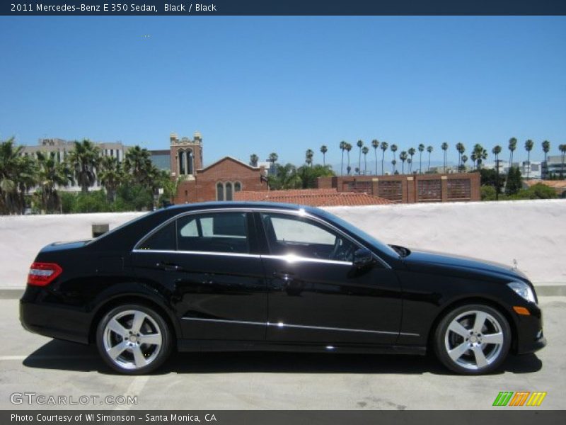 Black / Black 2011 Mercedes-Benz E 350 Sedan