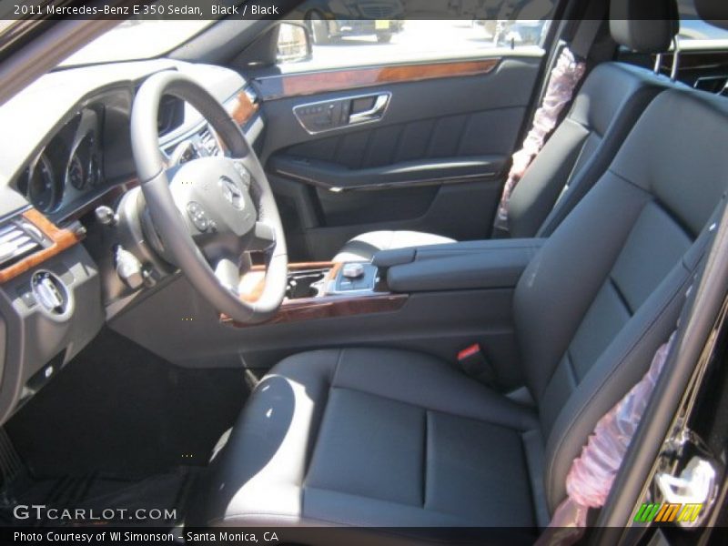 Black / Black 2011 Mercedes-Benz E 350 Sedan
