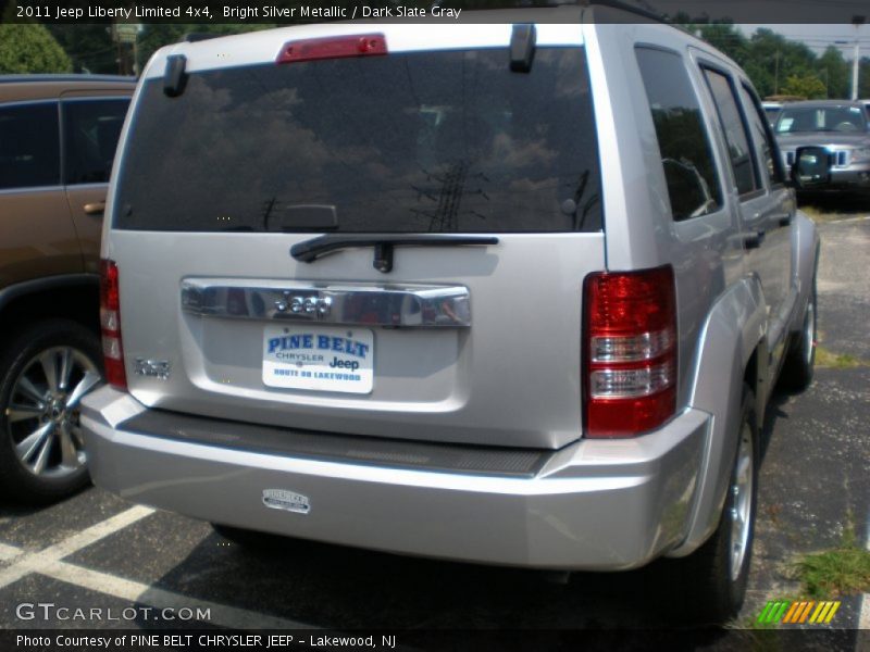 Bright Silver Metallic / Dark Slate Gray 2011 Jeep Liberty Limited 4x4