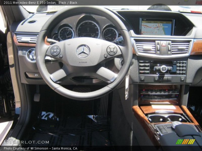 Black / Black 2011 Mercedes-Benz E 350 Sedan