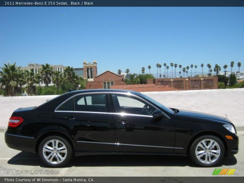 Black / Black 2011 Mercedes-Benz E 350 Sedan