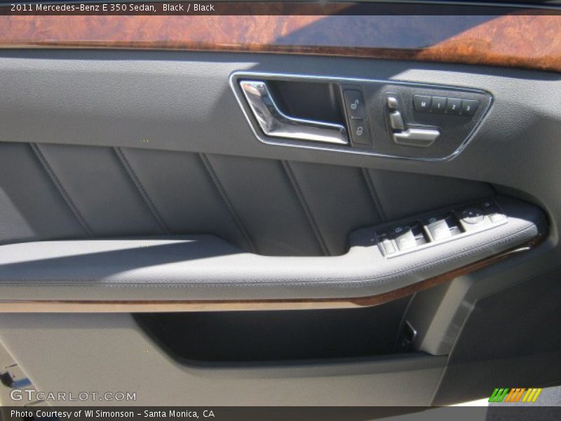 Black / Black 2011 Mercedes-Benz E 350 Sedan