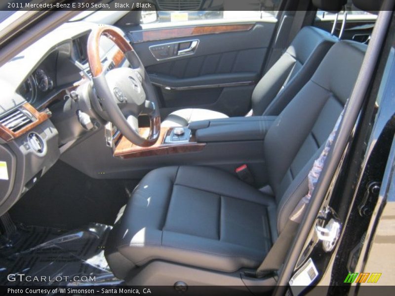 Black / Black 2011 Mercedes-Benz E 350 Sedan