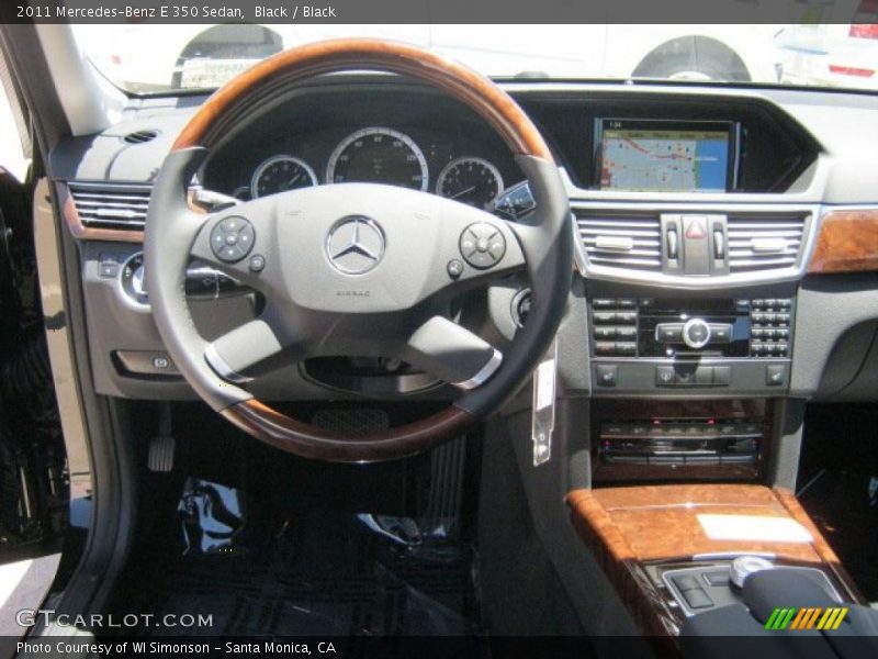 Black / Black 2011 Mercedes-Benz E 350 Sedan