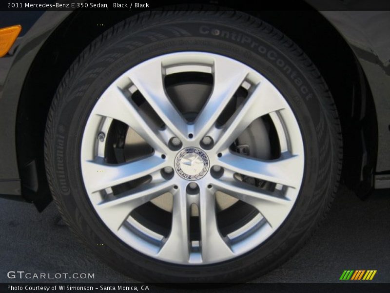 Black / Black 2011 Mercedes-Benz E 350 Sedan