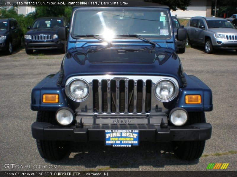 Patriot Blue Pearl / Dark Slate Gray 2005 Jeep Wrangler Unlimited 4x4