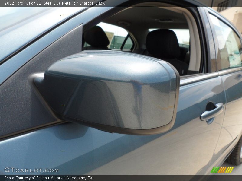 Steel Blue Metallic / Charcoal Black 2012 Ford Fusion SE