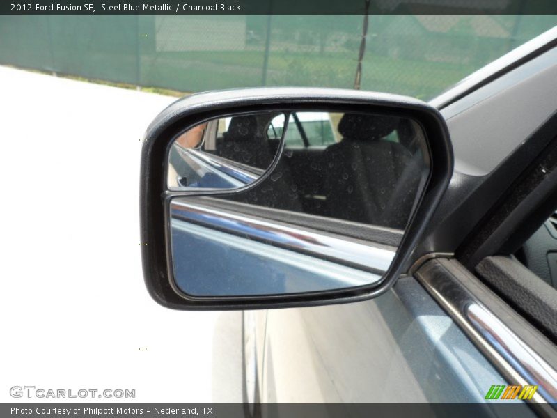 Steel Blue Metallic / Charcoal Black 2012 Ford Fusion SE