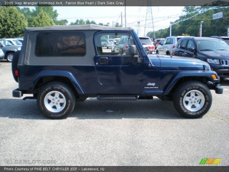 Patriot Blue Pearl / Dark Slate Gray 2005 Jeep Wrangler Unlimited 4x4