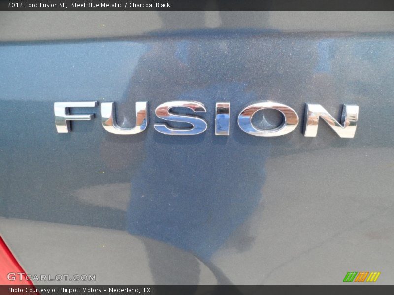 Steel Blue Metallic / Charcoal Black 2012 Ford Fusion SE