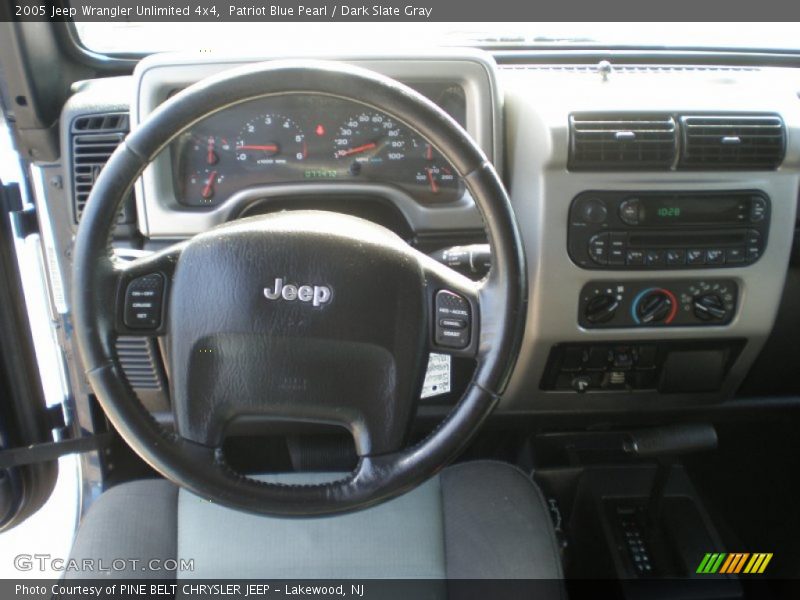 Patriot Blue Pearl / Dark Slate Gray 2005 Jeep Wrangler Unlimited 4x4