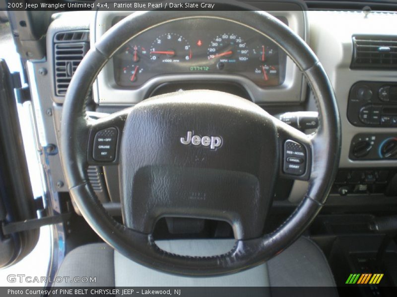 Patriot Blue Pearl / Dark Slate Gray 2005 Jeep Wrangler Unlimited 4x4