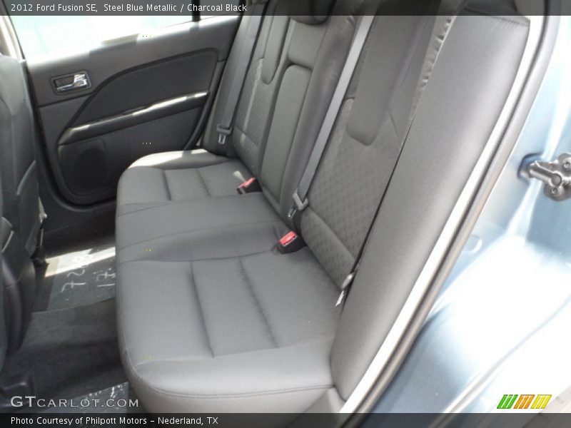 Steel Blue Metallic / Charcoal Black 2012 Ford Fusion SE