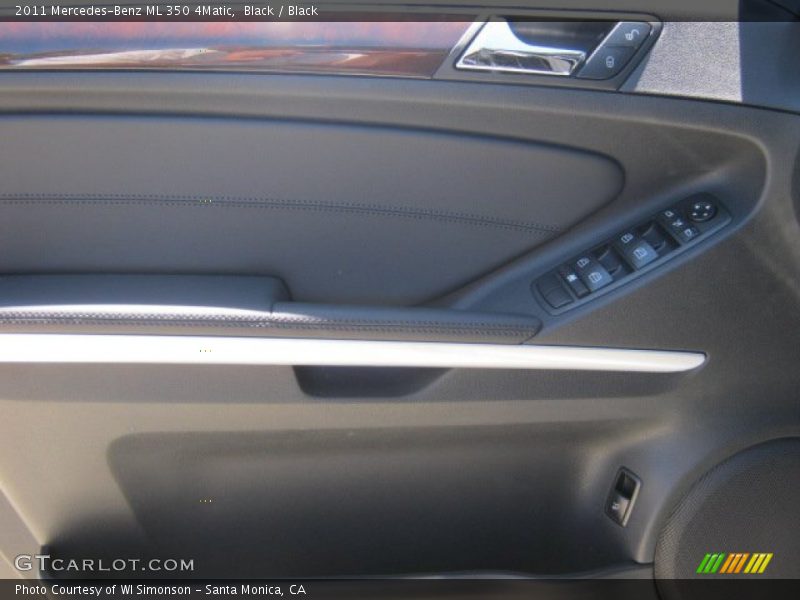 Black / Black 2011 Mercedes-Benz ML 350 4Matic
