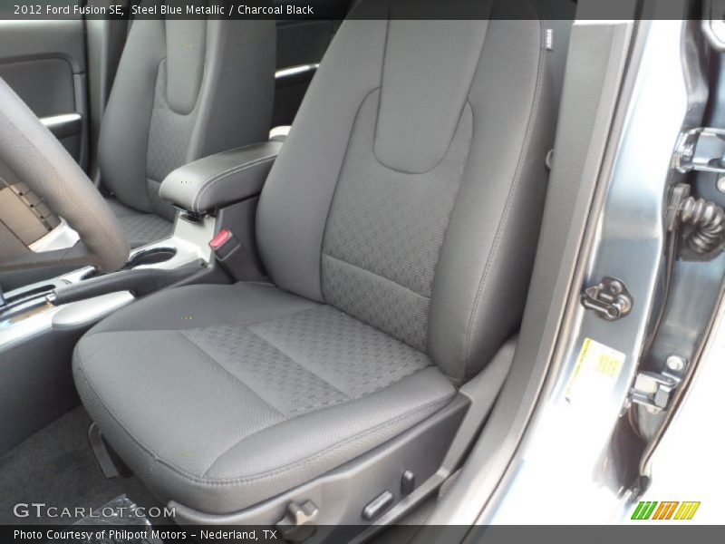 Steel Blue Metallic / Charcoal Black 2012 Ford Fusion SE