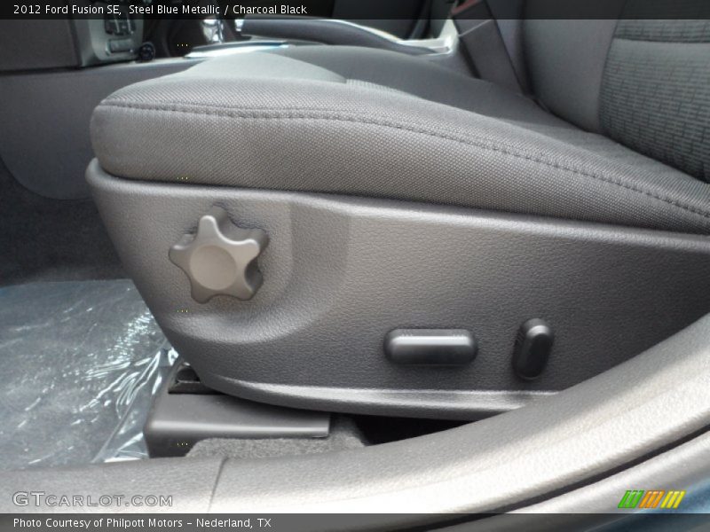 Steel Blue Metallic / Charcoal Black 2012 Ford Fusion SE