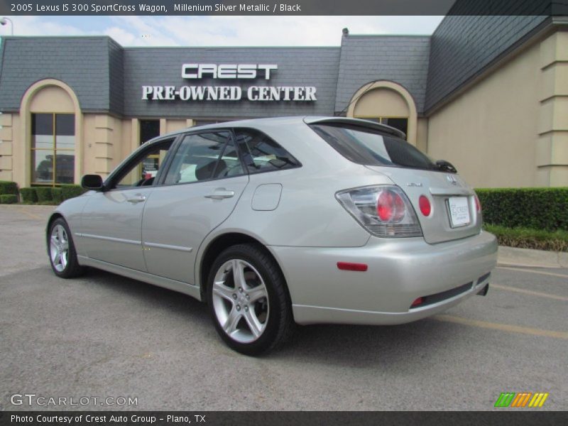 Millenium Silver Metallic / Black 2005 Lexus IS 300 SportCross Wagon