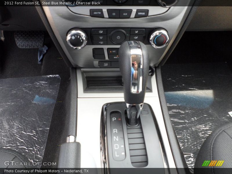 Steel Blue Metallic / Charcoal Black 2012 Ford Fusion SE