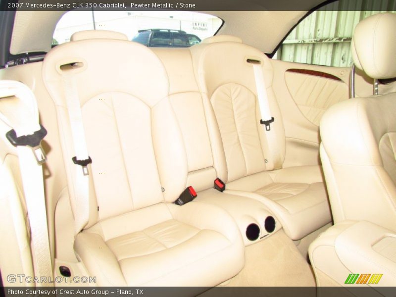 Pewter Metallic / Stone 2007 Mercedes-Benz CLK 350 Cabriolet