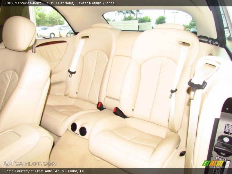 Pewter Metallic / Stone 2007 Mercedes-Benz CLK 350 Cabriolet