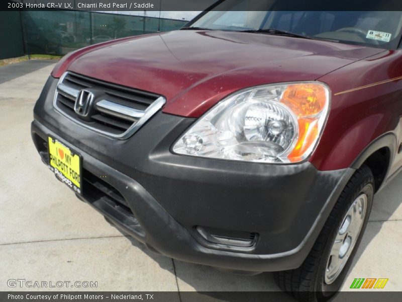 Chianti Red Pearl / Saddle 2003 Honda CR-V LX