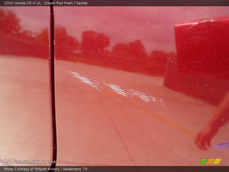 Chianti Red Pearl / Saddle 2003 Honda CR-V LX