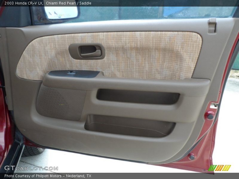 Chianti Red Pearl / Saddle 2003 Honda CR-V LX