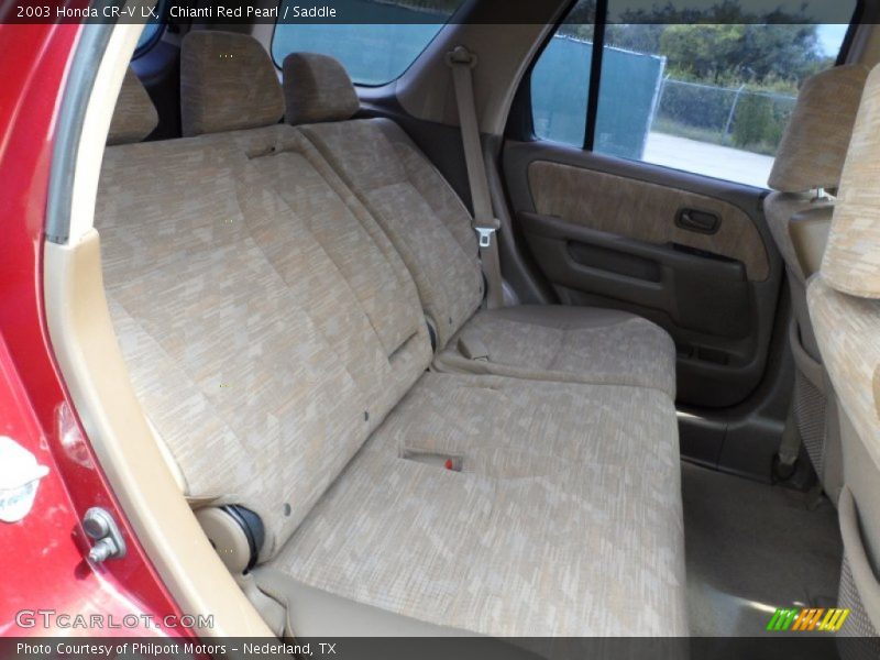 Chianti Red Pearl / Saddle 2003 Honda CR-V LX