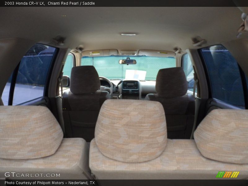 Chianti Red Pearl / Saddle 2003 Honda CR-V LX