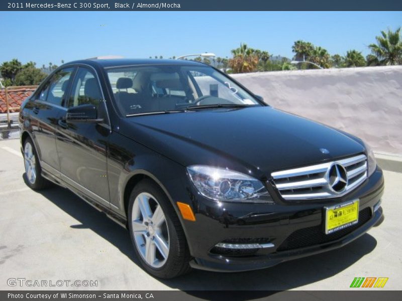 Black / Almond/Mocha 2011 Mercedes-Benz C 300 Sport