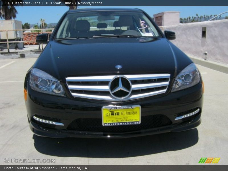 Black / Almond/Mocha 2011 Mercedes-Benz C 300 Sport