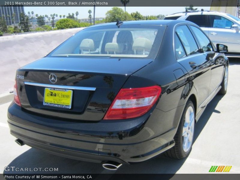 Black / Almond/Mocha 2011 Mercedes-Benz C 300 Sport