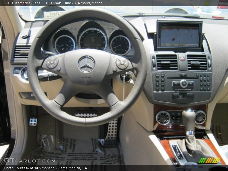 Black / Almond/Mocha 2011 Mercedes-Benz C 300 Sport
