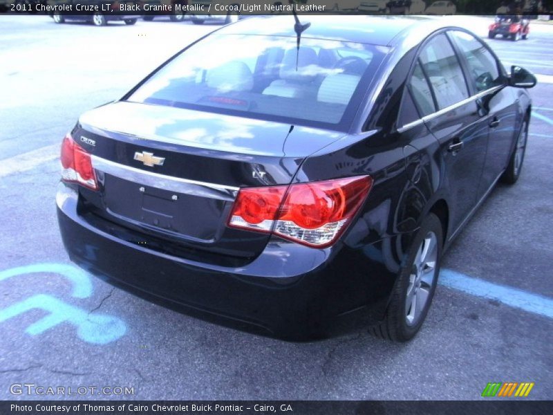Black Granite Metallic / Cocoa/Light Neutral Leather 2011 Chevrolet Cruze LT