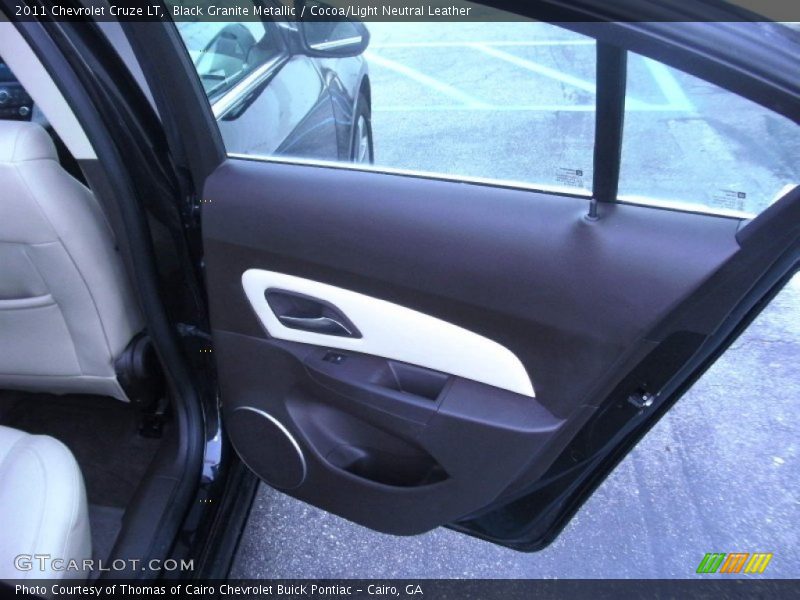 Black Granite Metallic / Cocoa/Light Neutral Leather 2011 Chevrolet Cruze LT