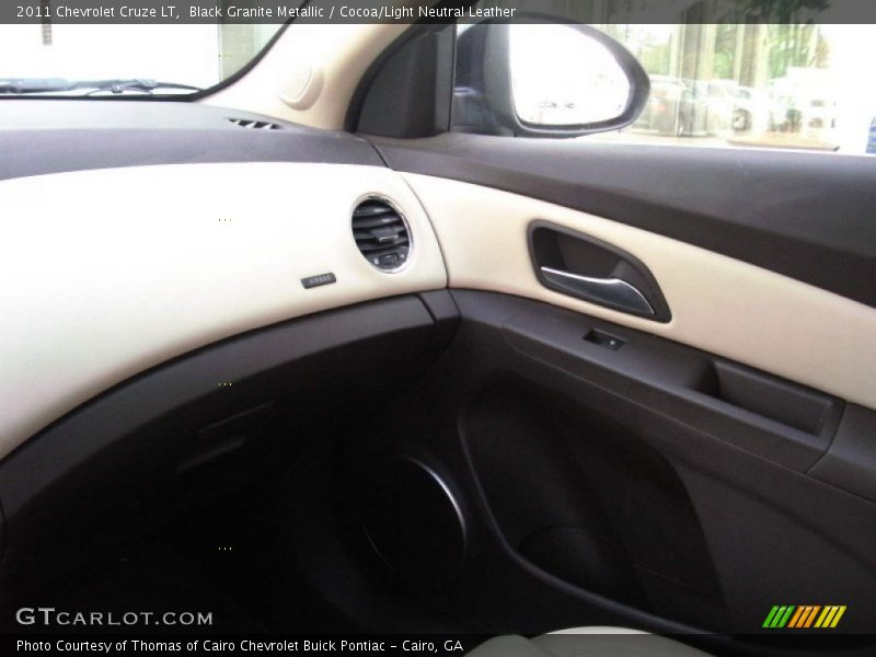 Black Granite Metallic / Cocoa/Light Neutral Leather 2011 Chevrolet Cruze LT