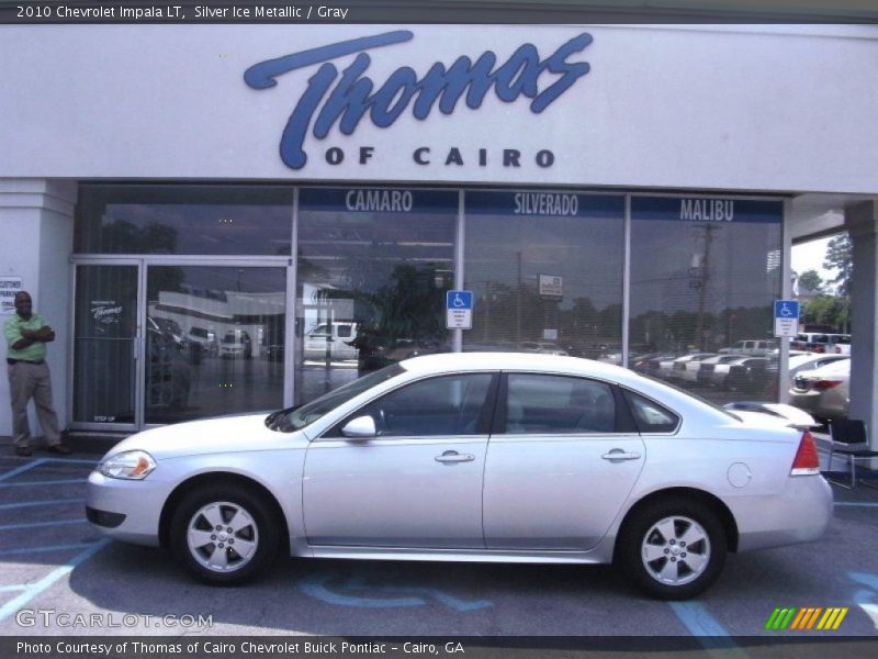 Silver Ice Metallic / Gray 2010 Chevrolet Impala LT