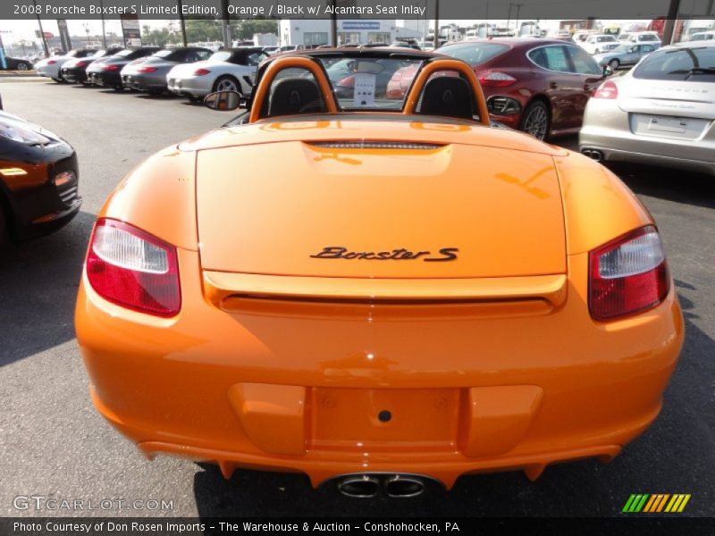 Orange / Black w/ Alcantara Seat Inlay 2008 Porsche Boxster S Limited Edition