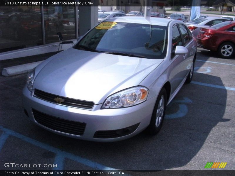 Silver Ice Metallic / Gray 2010 Chevrolet Impala LT