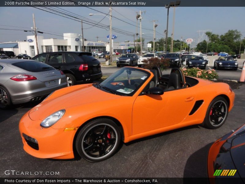 Orange / Black w/ Alcantara Seat Inlay 2008 Porsche Boxster S Limited Edition