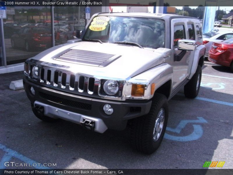 Boulder Gray Metallic / Ebony Black 2008 Hummer H3 X