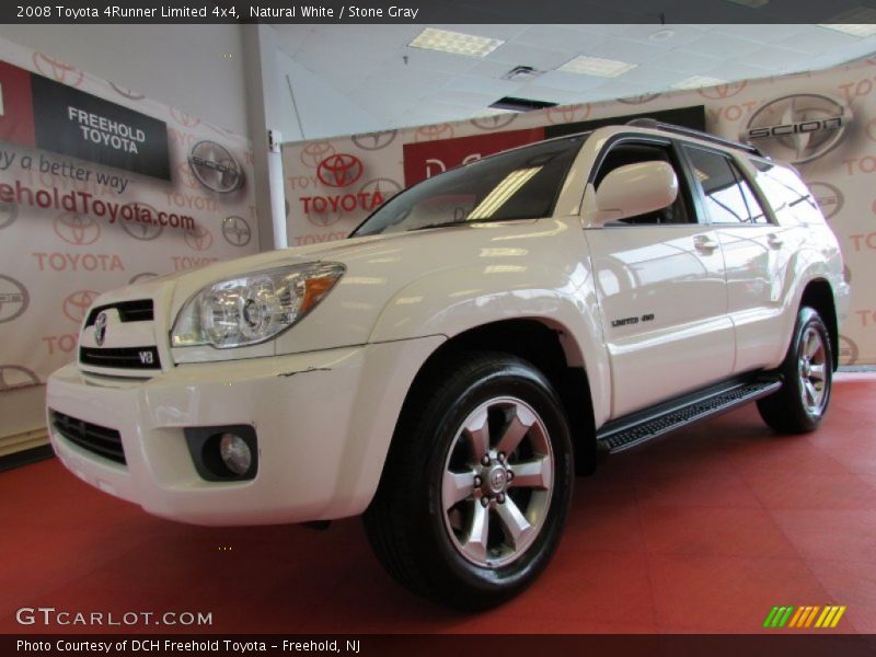 Natural White / Stone Gray 2008 Toyota 4Runner Limited 4x4