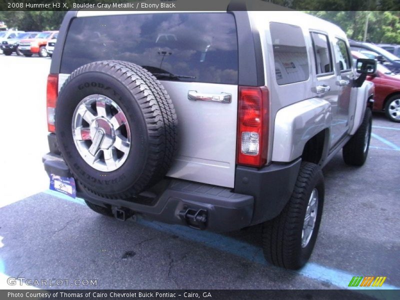 Boulder Gray Metallic / Ebony Black 2008 Hummer H3 X