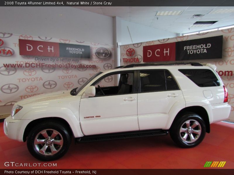 Natural White / Stone Gray 2008 Toyota 4Runner Limited 4x4