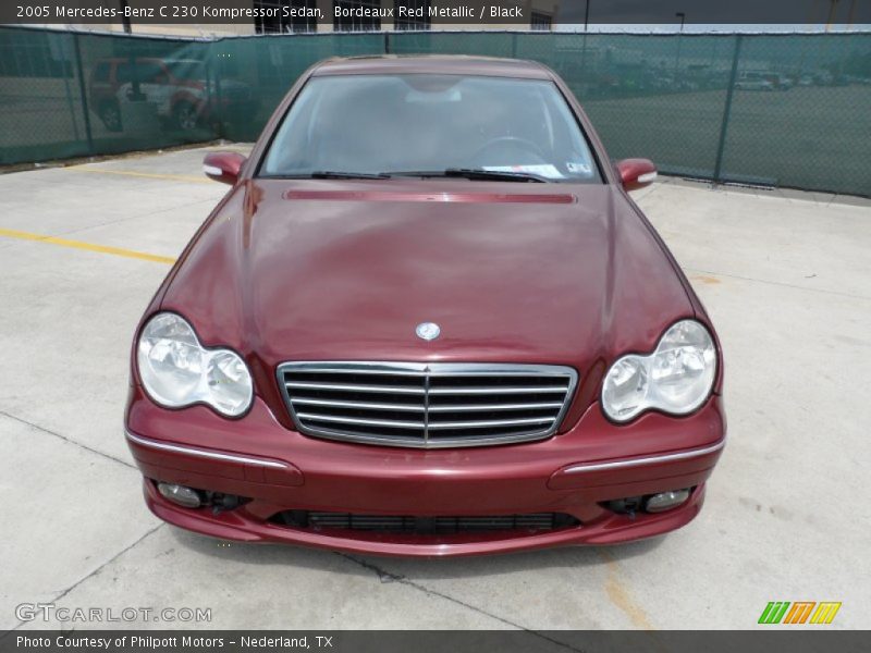 Bordeaux Red Metallic / Black 2005 Mercedes-Benz C 230 Kompressor Sedan