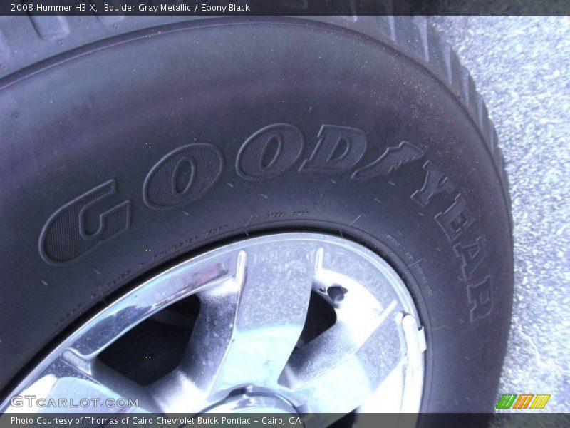 Boulder Gray Metallic / Ebony Black 2008 Hummer H3 X