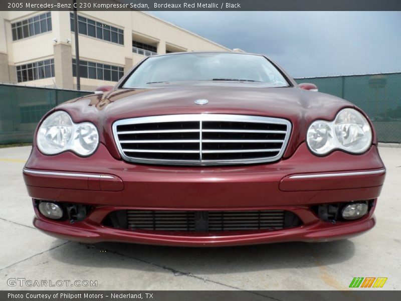 Bordeaux Red Metallic / Black 2005 Mercedes-Benz C 230 Kompressor Sedan