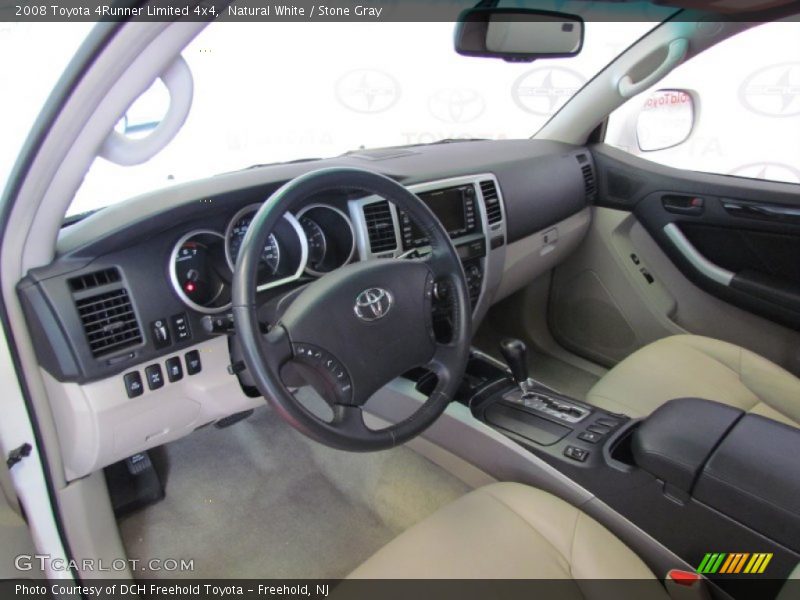 Natural White / Stone Gray 2008 Toyota 4Runner Limited 4x4