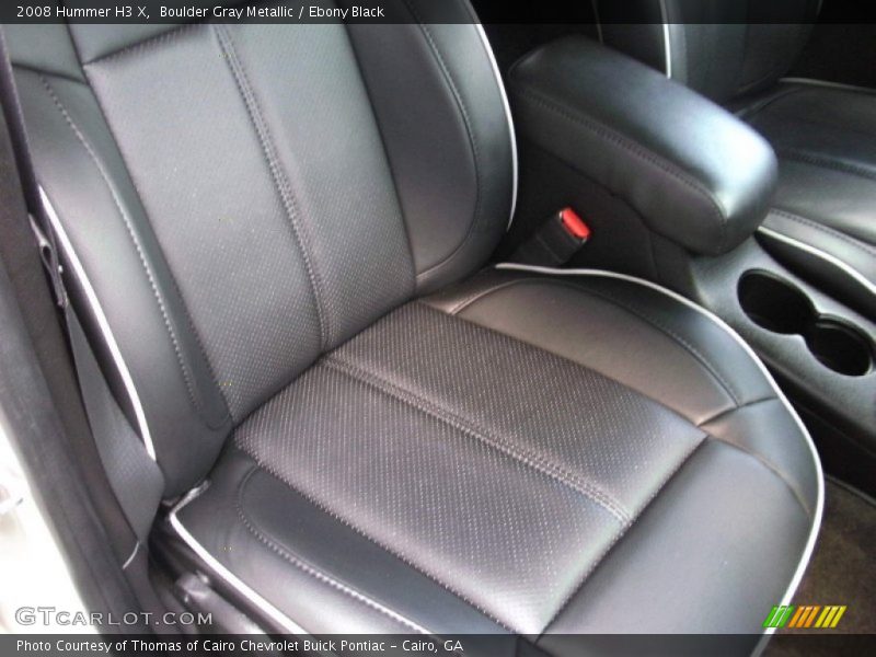 Boulder Gray Metallic / Ebony Black 2008 Hummer H3 X